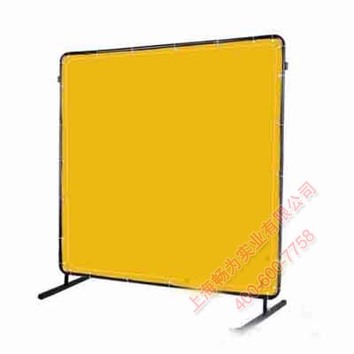 金黃色移動焊接防護(hù)屏